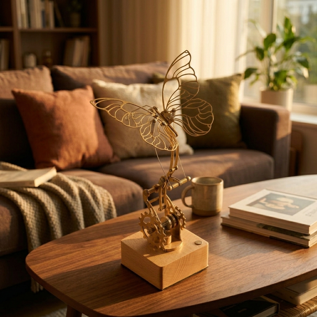 Brass Flutter Sculpture