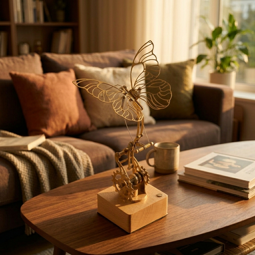 Brass Flutter Sculpture