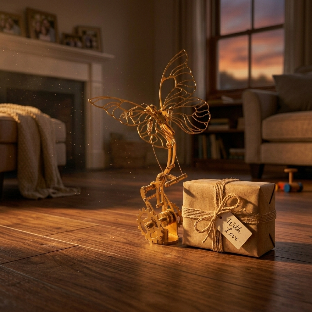 Brass Flutter Sculpture