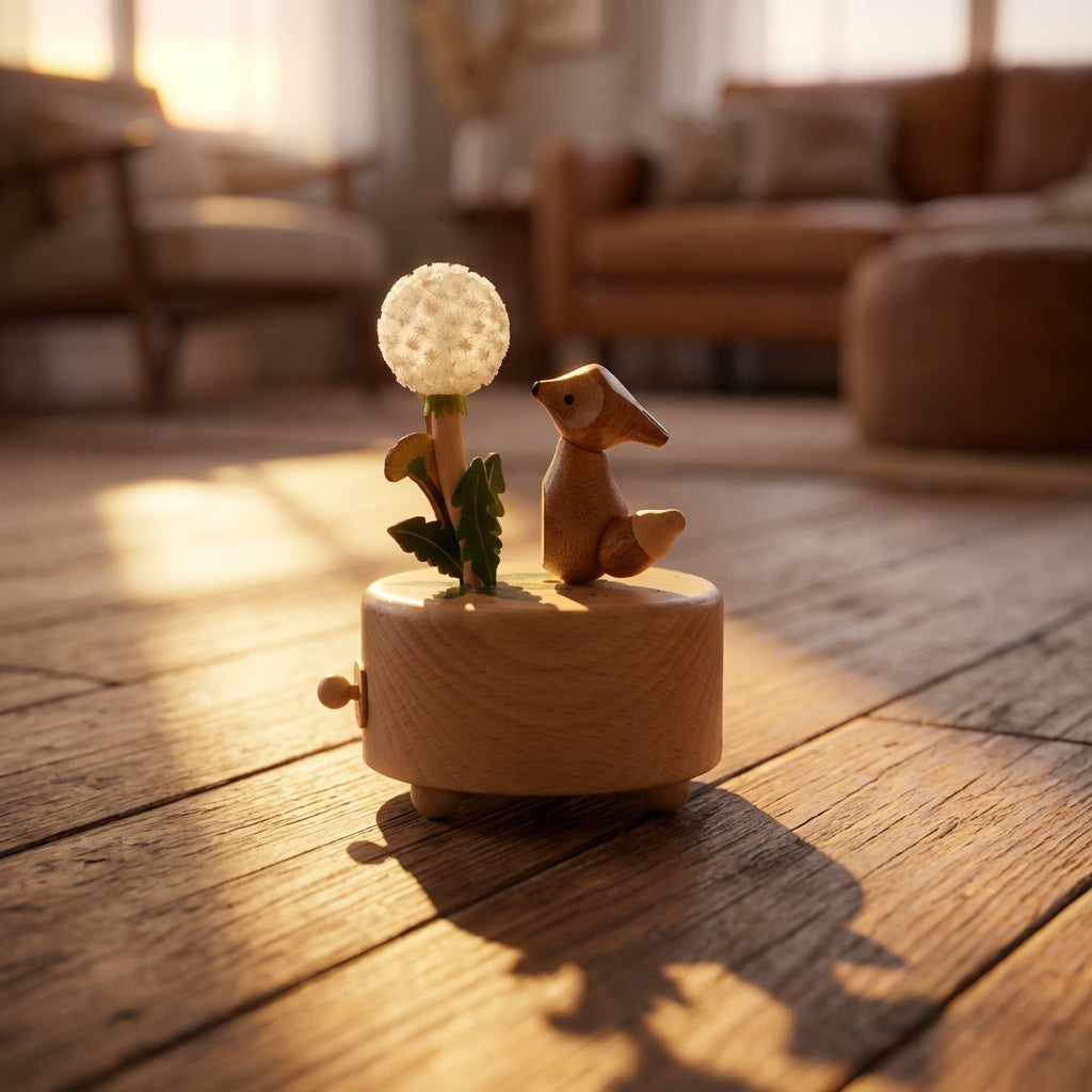 Woodland Fox Music Box