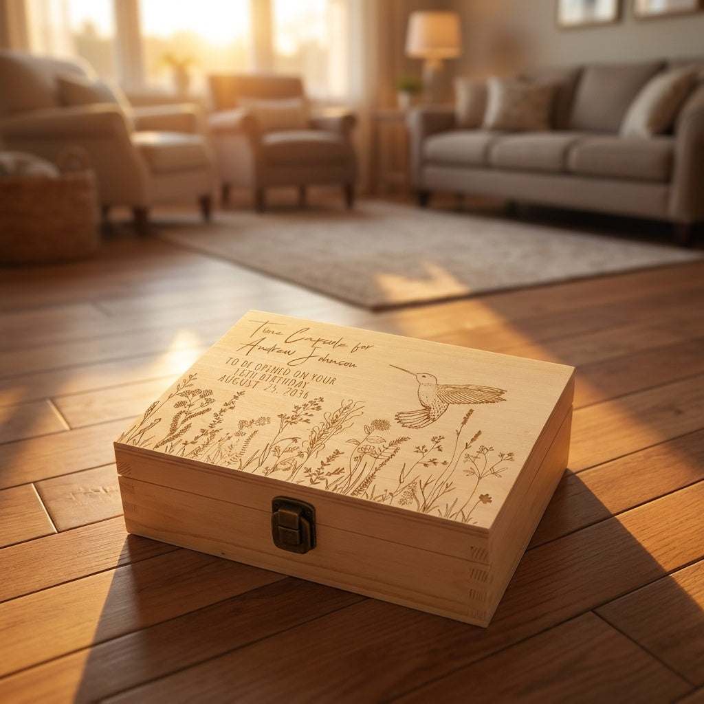 Time Capsule Keepsake Box