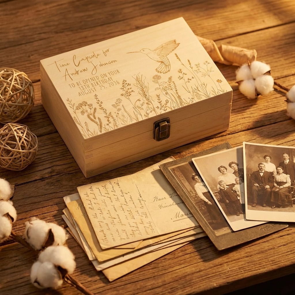 Time Capsule Keepsake Box
