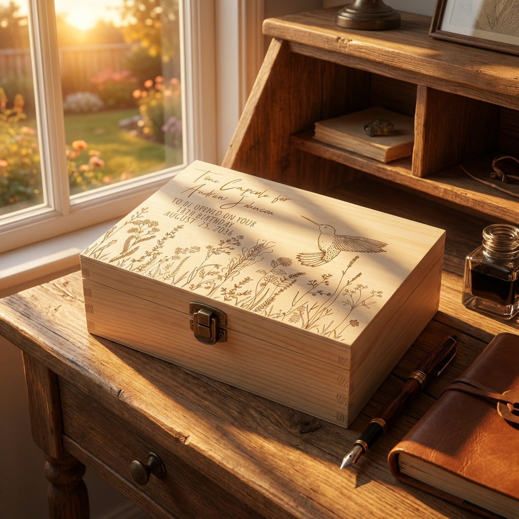 Time Capsule Keepsake Box